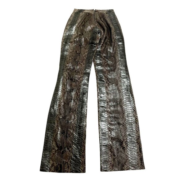 Ralph Lauren Black Label Python Pants in Brown - Picture 3 of 4